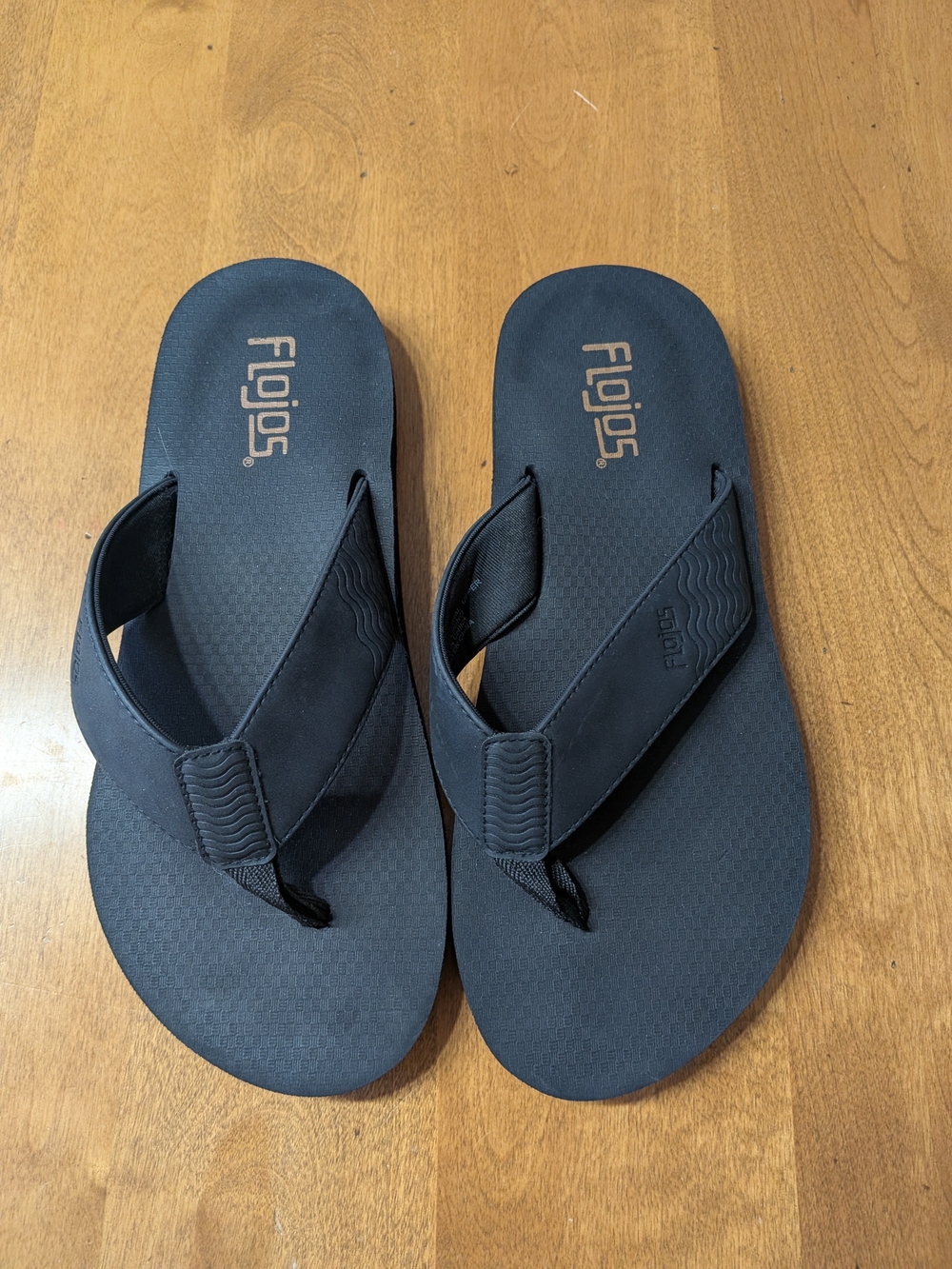 Flojos Black Men's Flip Flops